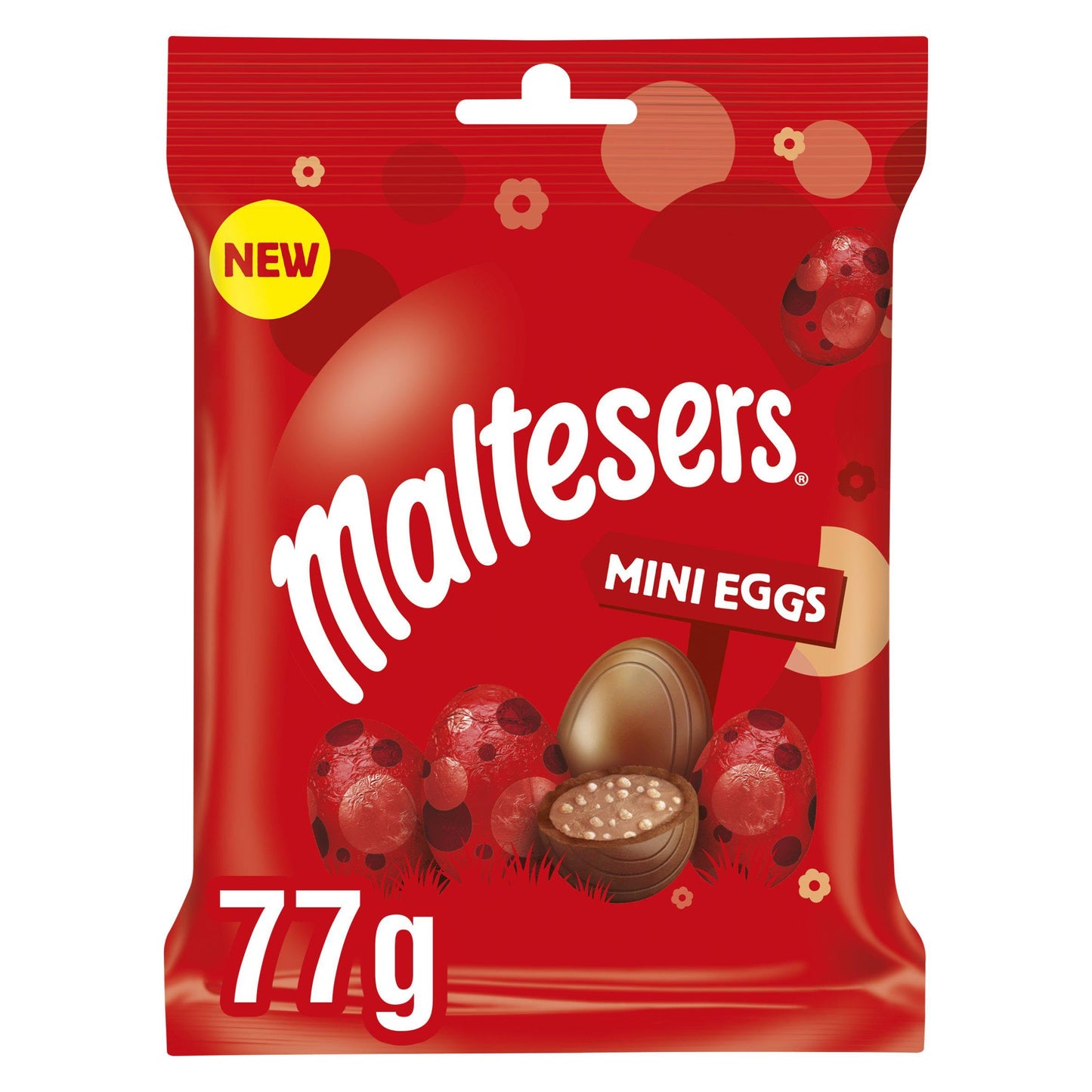 Maltesers Mini Eggs Milk Chocolate, 77g Bag