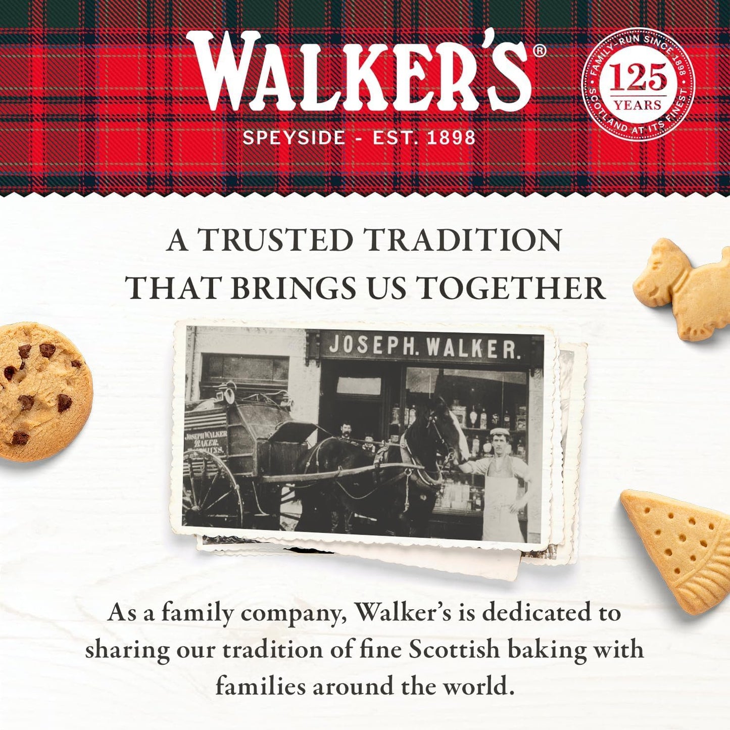 Walker's 12 Shortbread Festive Shapes 175g