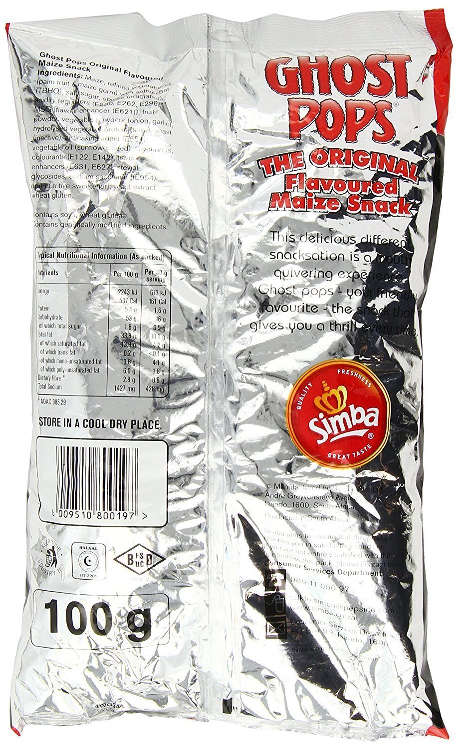 Simba Ghost Pops The Original (100g)