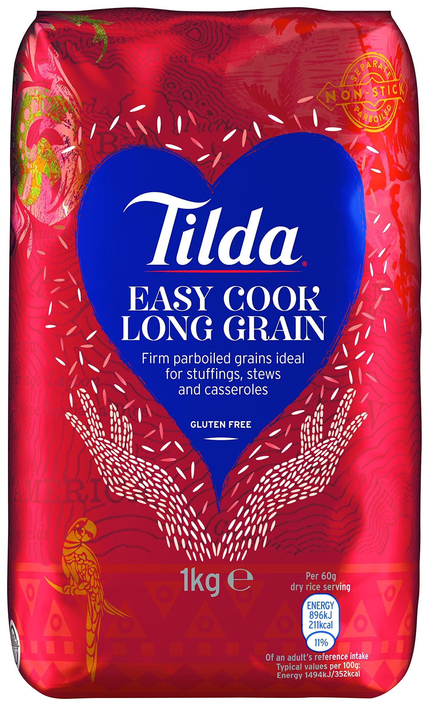 Tilda Easy Cook Long Grain Rice, 1kg