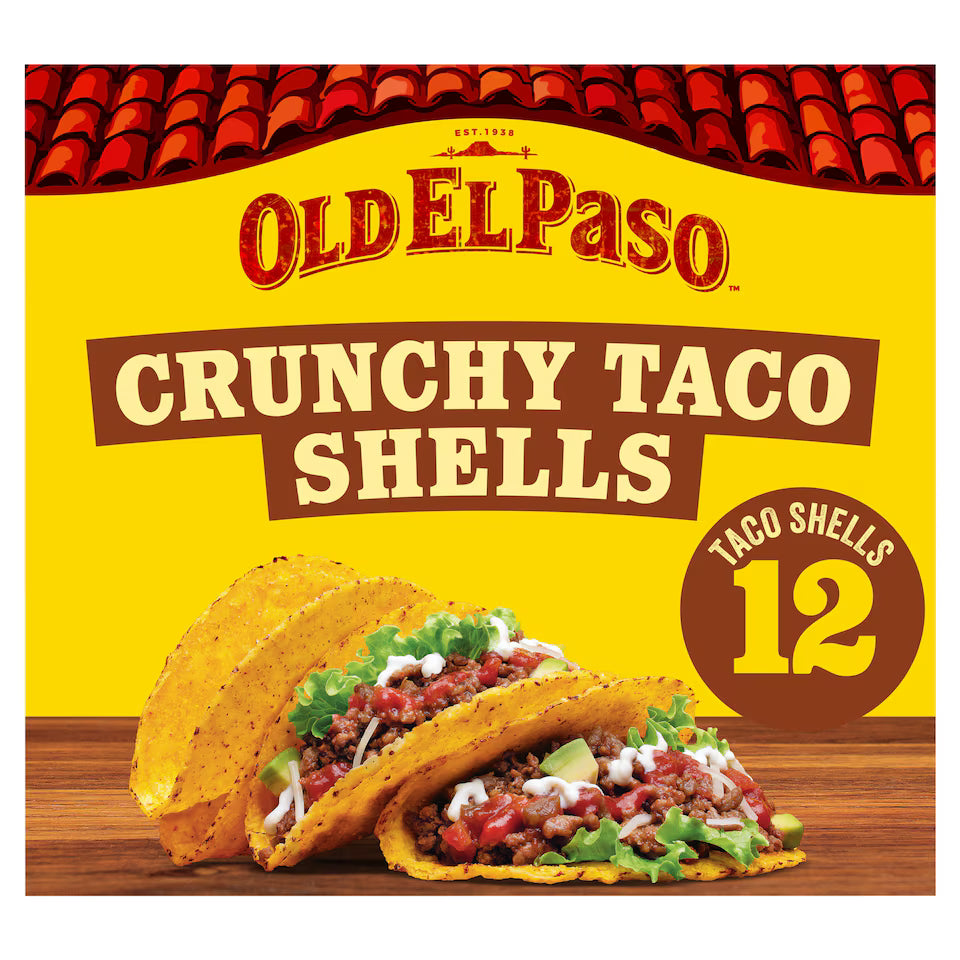Old El Paso Taco Shells, 156g