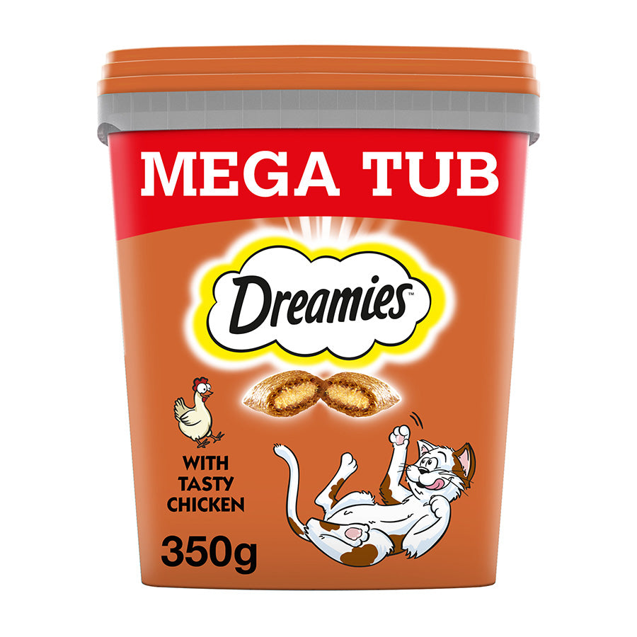 Dreamies Cat Treats With Chicken MegaTub 350g