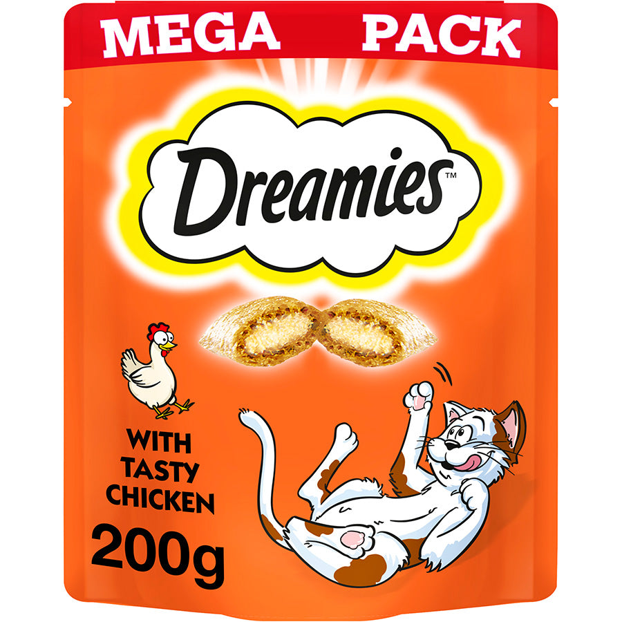 Dreamies Cat Treats With Chicken Mega Pack 200G