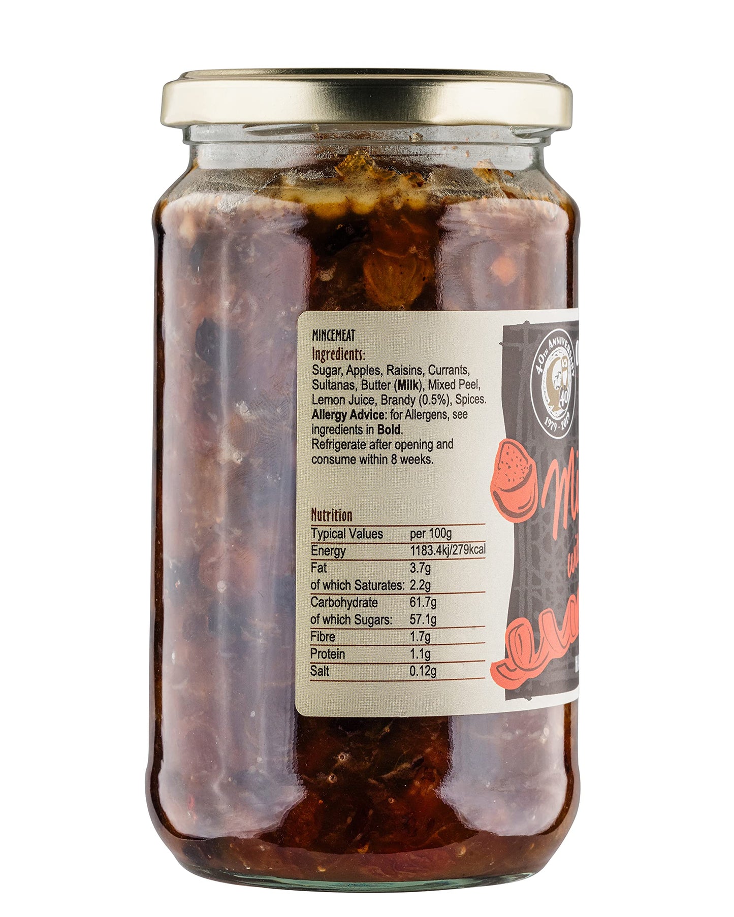 Otter Vale Mincemeat with Brandy 550g