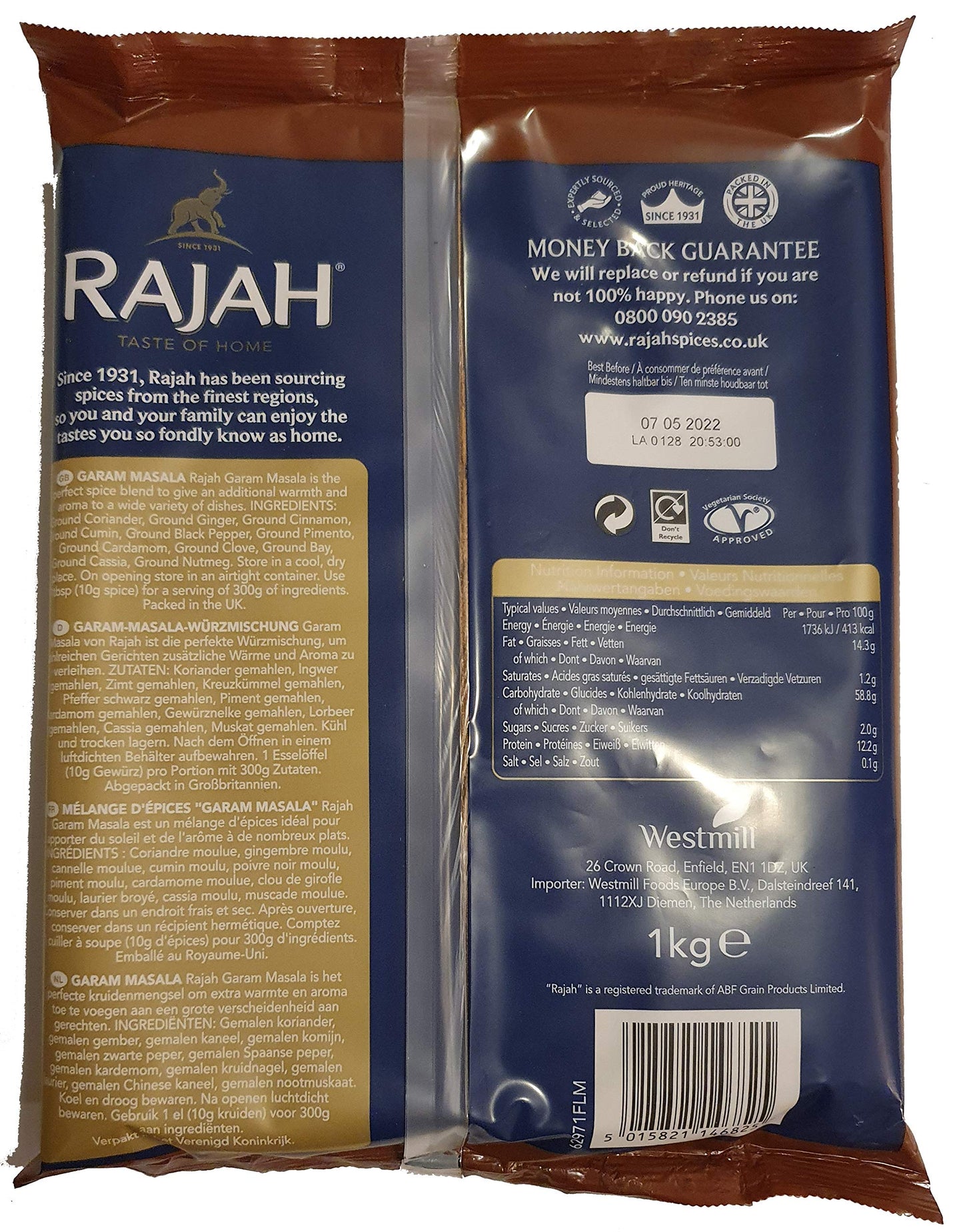 Rajah Garam Masala Pkt - 1KG