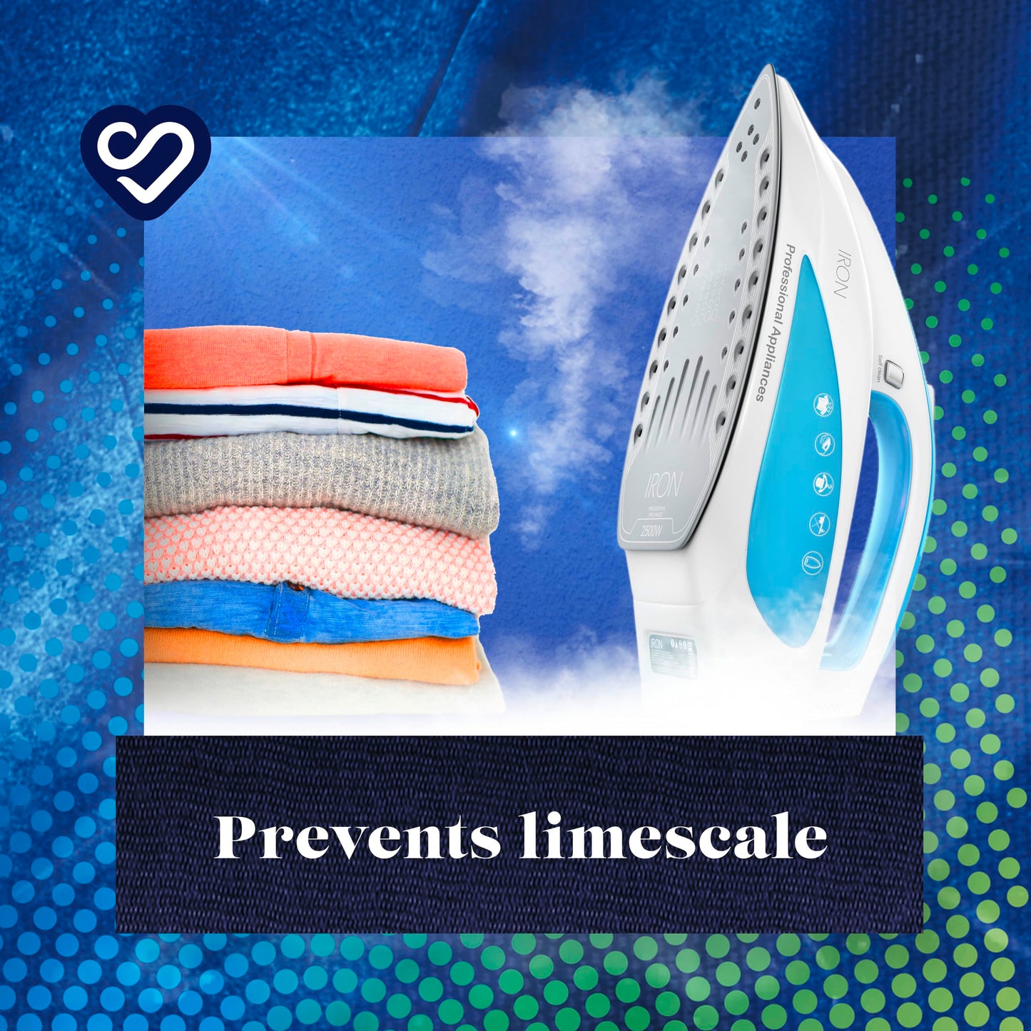 Comfort Intense Vaporesse Fresh Sky Ironing Water prevents limescale in your iron for fresh laundry 10 x 1 Litre, Pack of 10