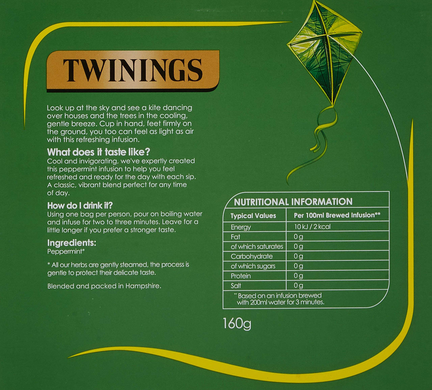 Twinings Pure Peppermint 80 Tea Bags