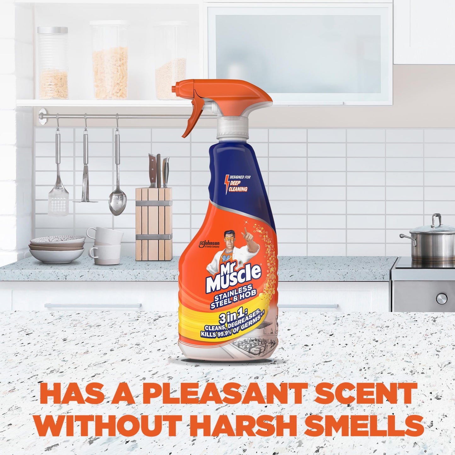 Mr Muscle Stainless Steel and Hob Spray 530ml