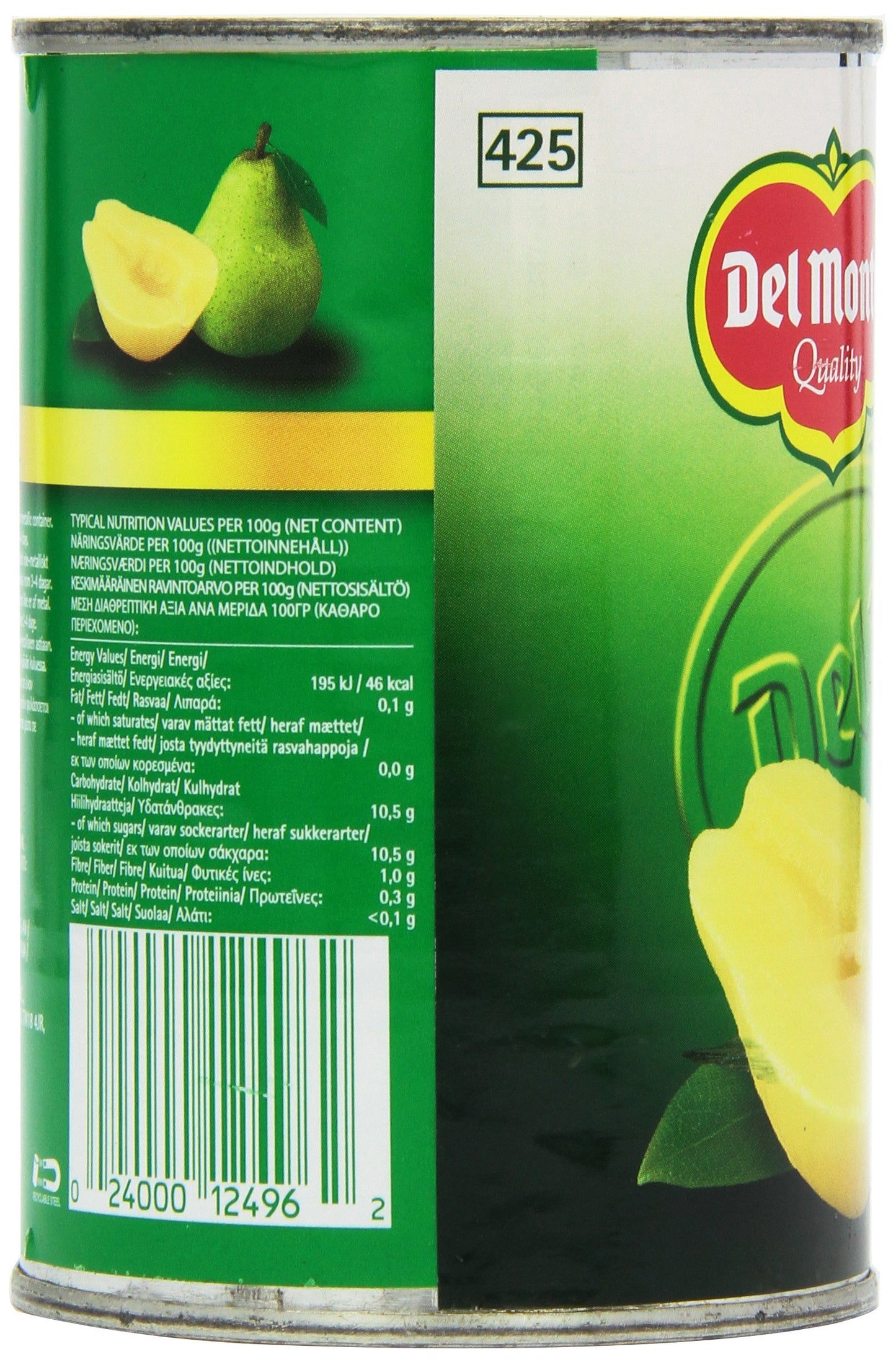 Del Monte Pear Halves in Juice, 415g
