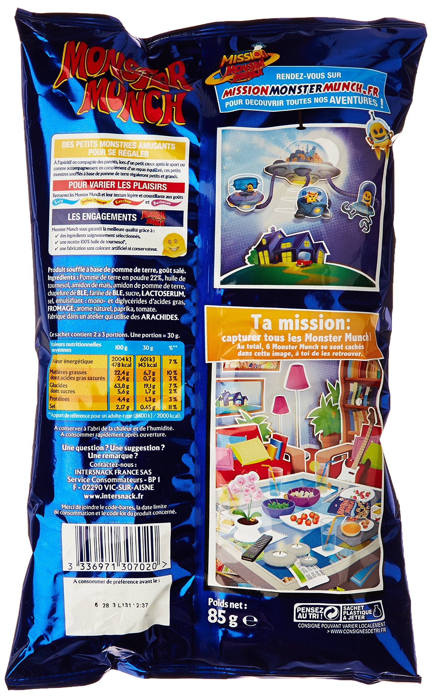 Vico Monster Munch Original Salted Flavour 80g