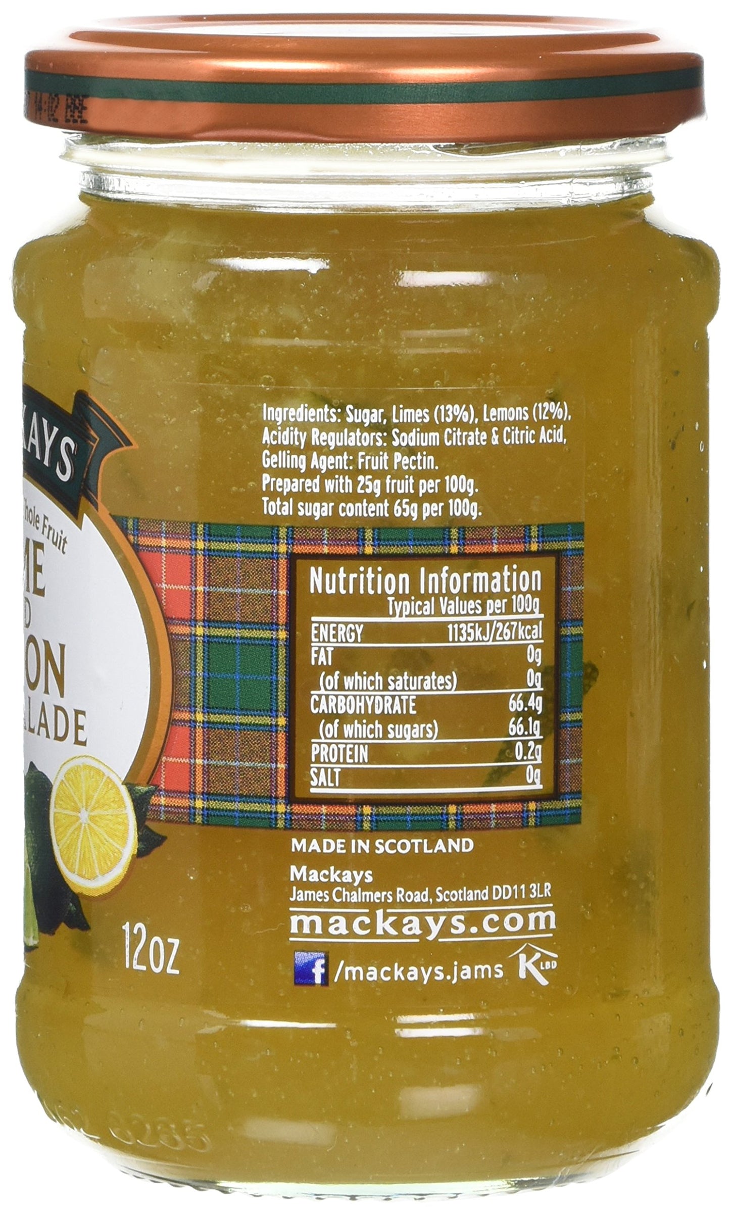 Mackays Lime and Lemon Marmalade