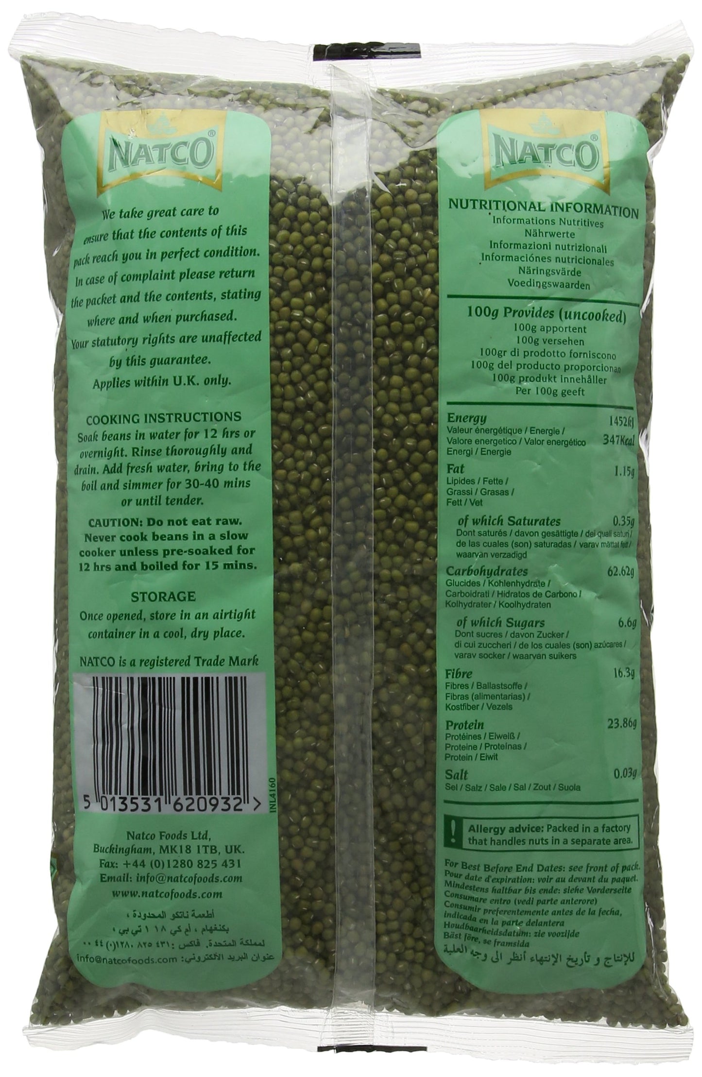 Natco Mung Beans 2 kg