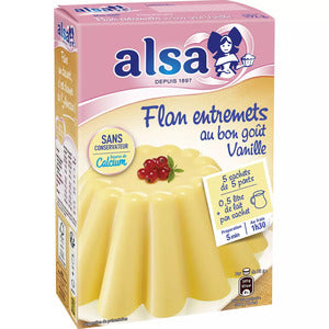 Alsa Flan Entremets Saveur Vanille (4 Flans) 192g