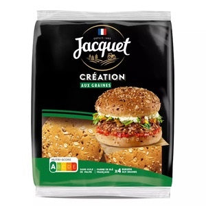 Jacquet Creation aux Graines Burger (x4) 260g