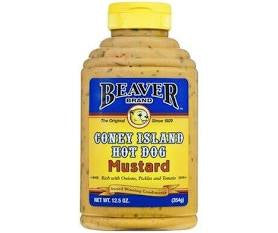 Beaver Coney Island Hot Dog Mustard 354g