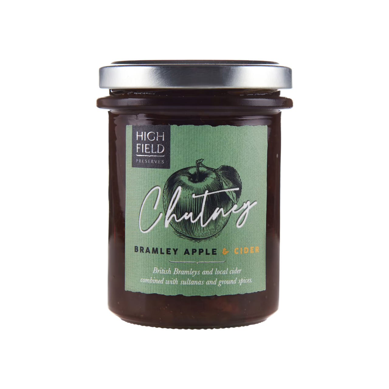 Highfield Preserves British Bramley Apple & Cider Chutney 210g