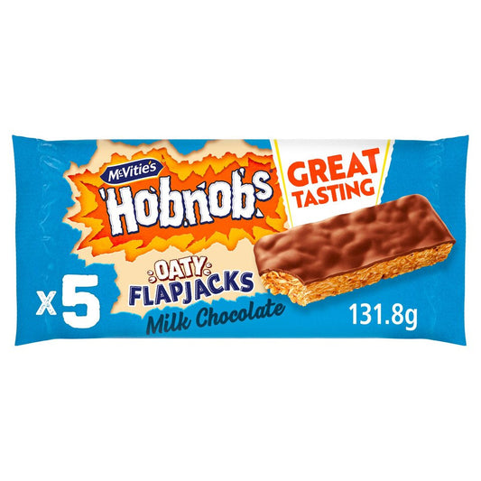 Mcvitie's Chocolate Hob Nob Flapjacks 5 Pack 150g
