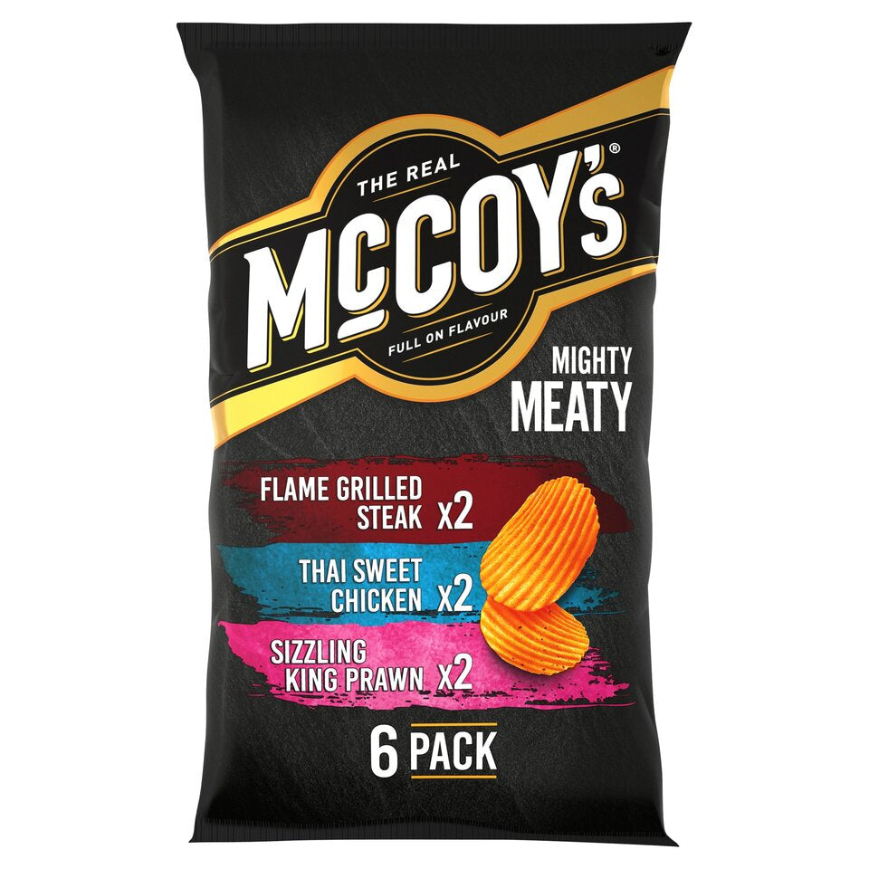 Mccoys Ridge Cut Mighty Meaty Variety Pack (6X30G)