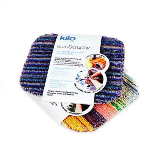 Kilo Non-Scratch Scourer, Cotton, Multi-Colour - Euro Scrubby