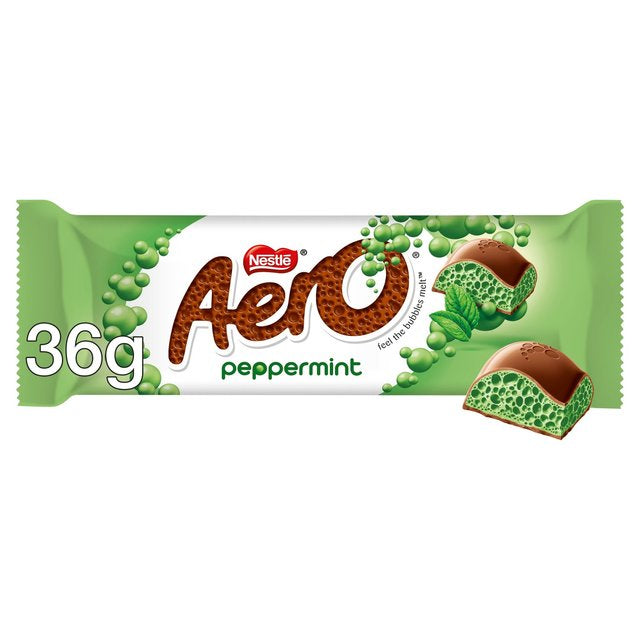 World Wide Delivery !! ...... Aero Mint Chocolate Bar 36g