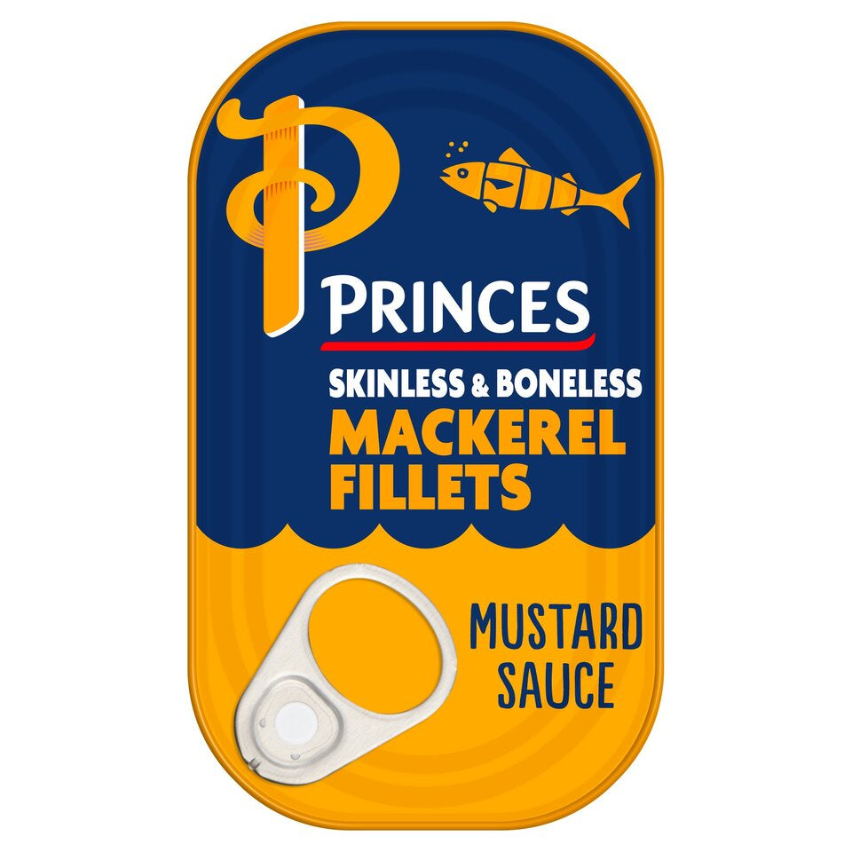 Princes Mackerel Fillets In Mustard Sauce (125g)