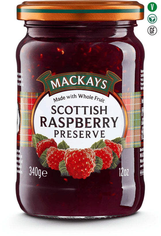 Mackays Scottish Raspberry Preserve (340g)