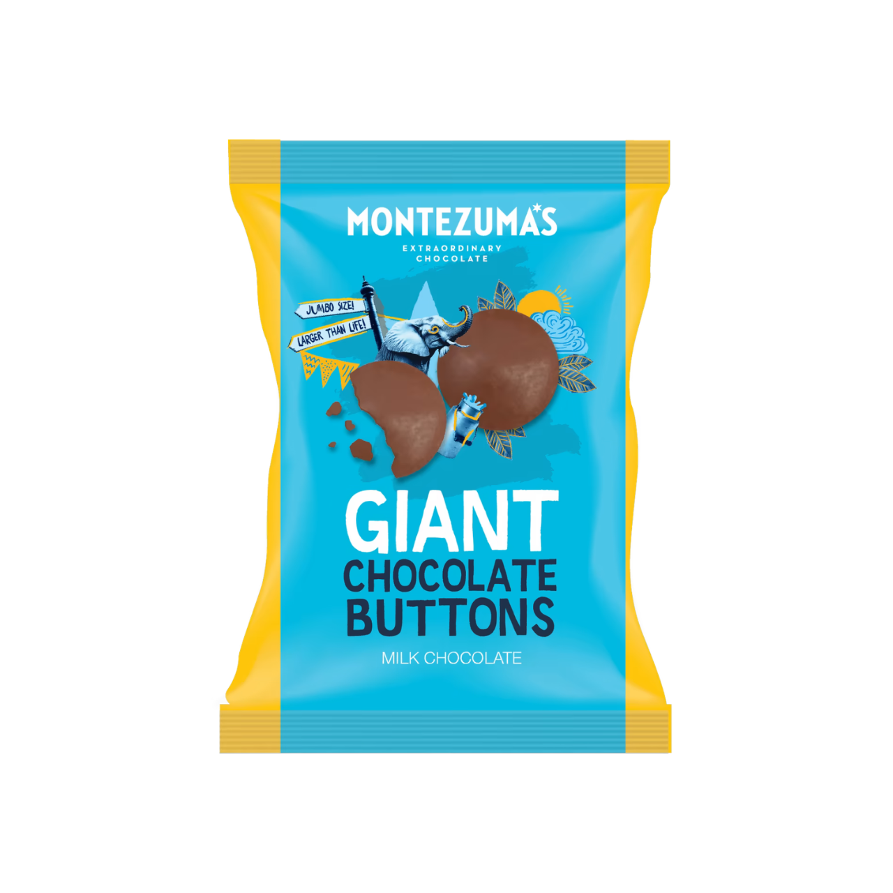 Montezuma's Giant Milk Chocolate Buttons 120g