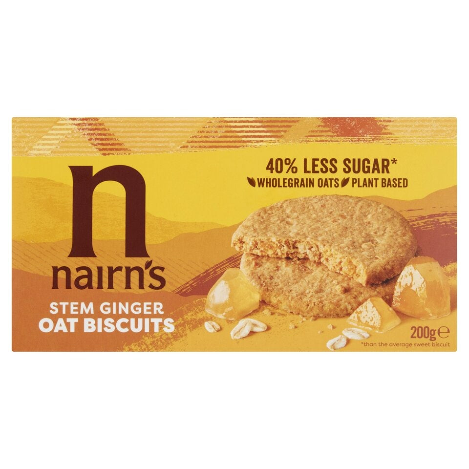 Nairn's Stem Ginger Oat Biscuits (200g)