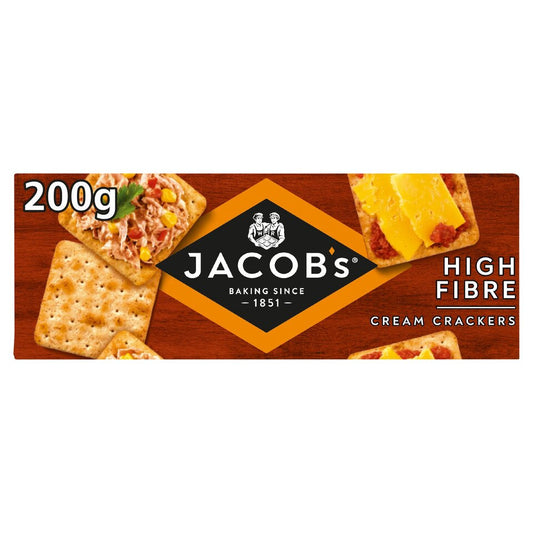 Jacob's High Fibre Cream Crackers (200g)