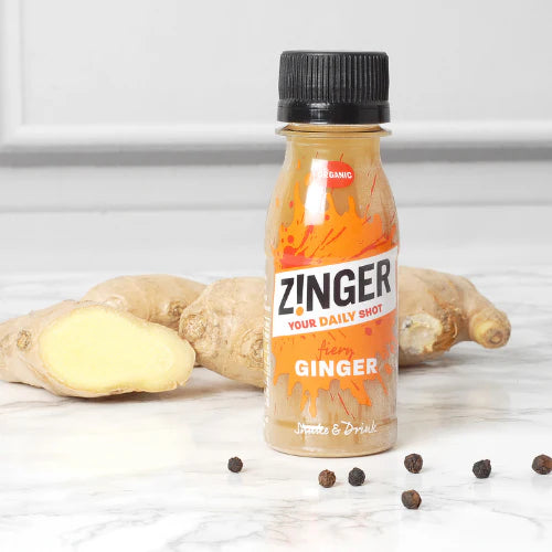 James White Zinger Organic Fiery Ginger Shot 70Ml