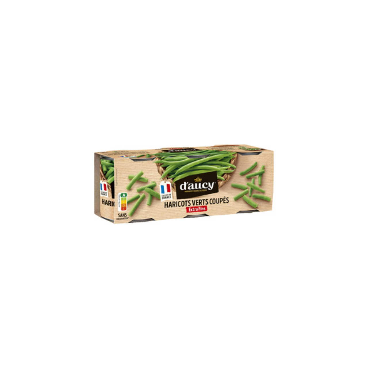 d'Aucy Haricots Verts Extra Fins 3x110g