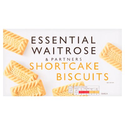 Waitrose Essential Shortcake Biscuits, 400g