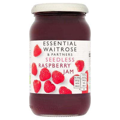 Waitrose Essential Seedless Raspberry Jam, 454g