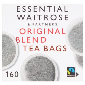 Waitrose Essential Original Blend 160 Tea Bags 500g