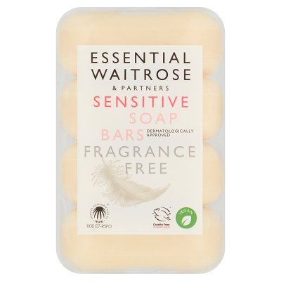 Waitrose Essential 4 Sensitive Soap Bars