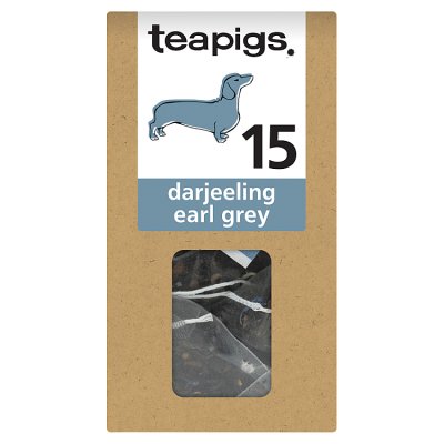 Teapigs 15 Darjeeling Earl Grey Tea Temples, 37.5g