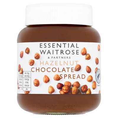Waitrose Essential Hazelnut Chocolate Spread, 400g
