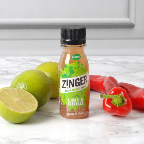 James White Zinger Organic Lime & Chilli Shot 70Ml