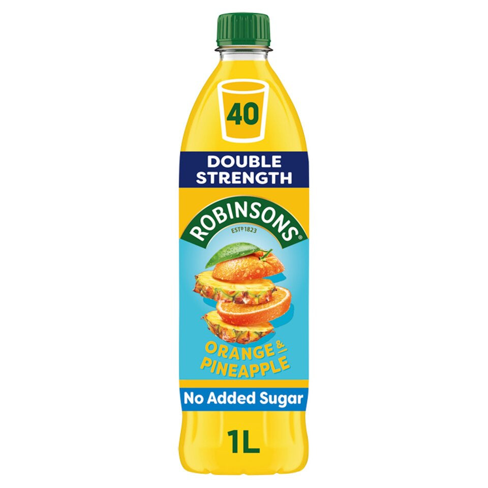 Robinsons Orange & Pineapple Squash With No Added Sugar (1L)