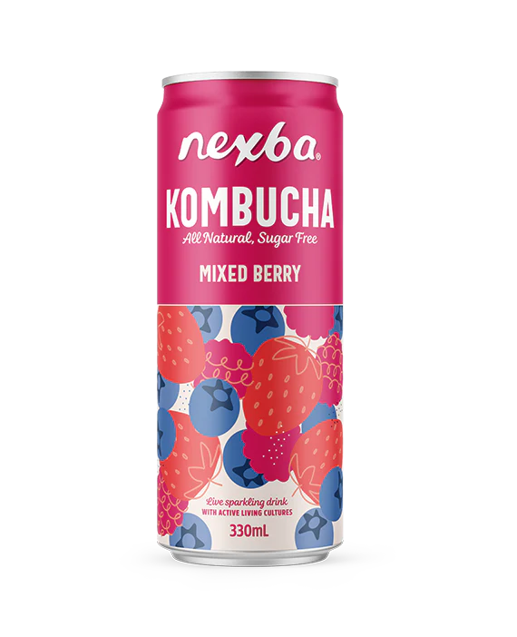 Nexba Kombucha - Mixed Berry 330Ml
