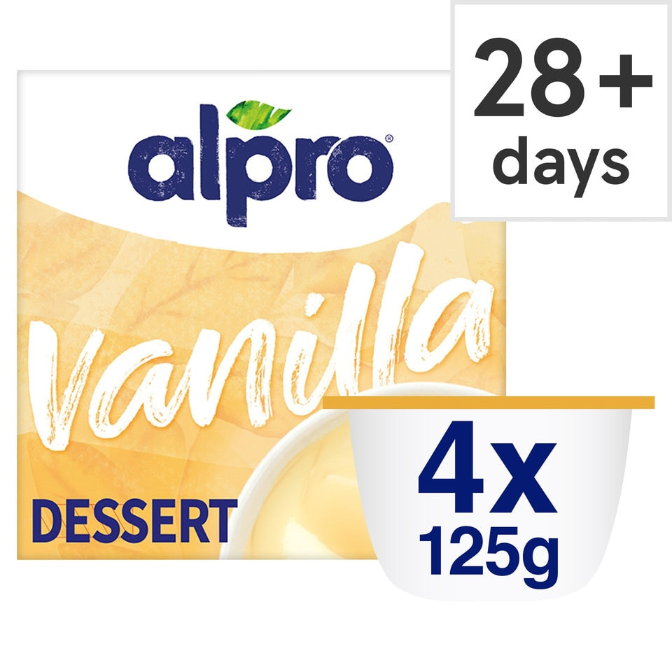 Alpro Vanilla Soya Dessert 4 X 125g