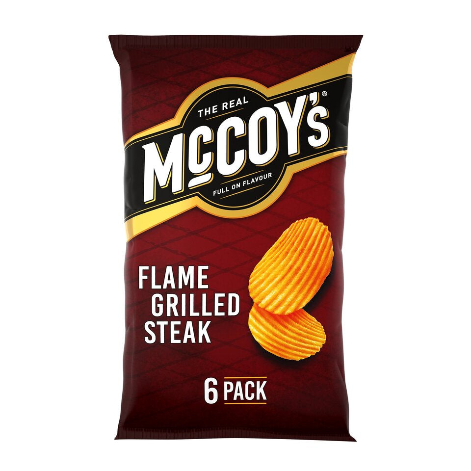 Mccoys Flame Grilled Steak 6 per pack