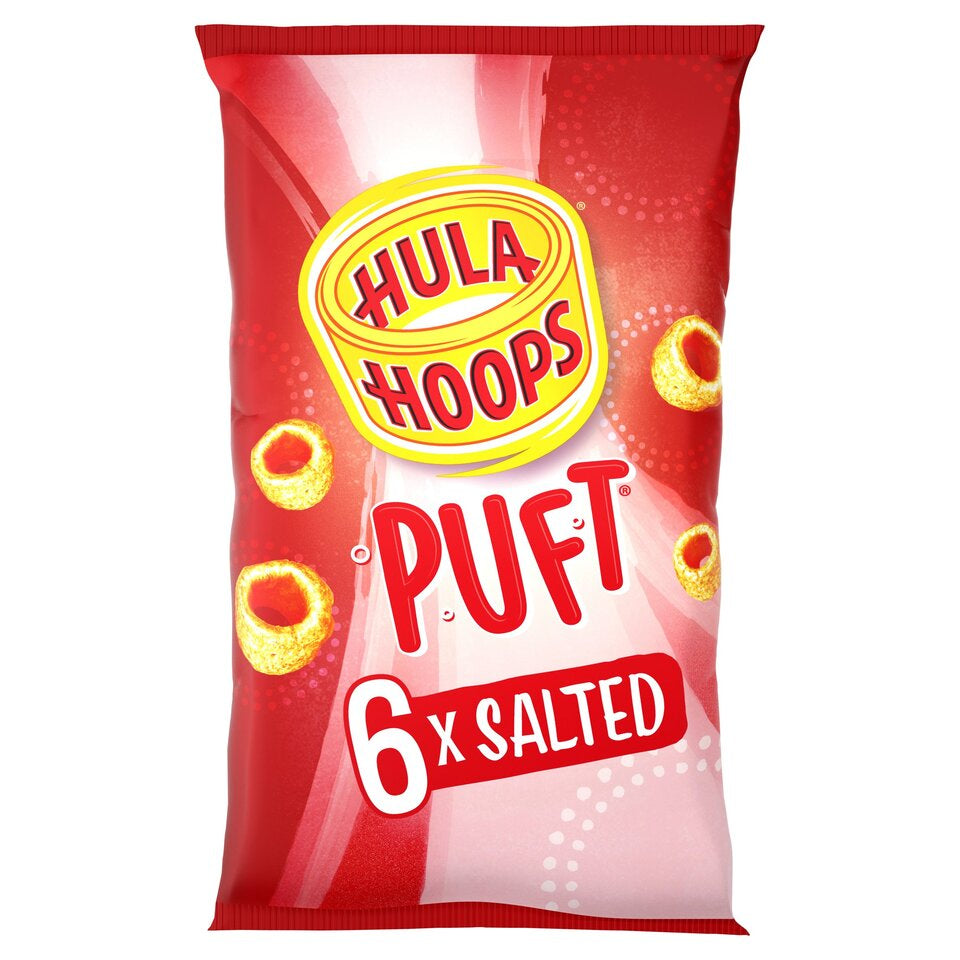 Hula Hoops Puft Salted 15g X 6 per pack