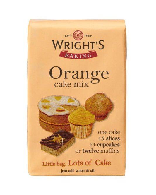 Wrights Baking Orange Cake Mix 500g
