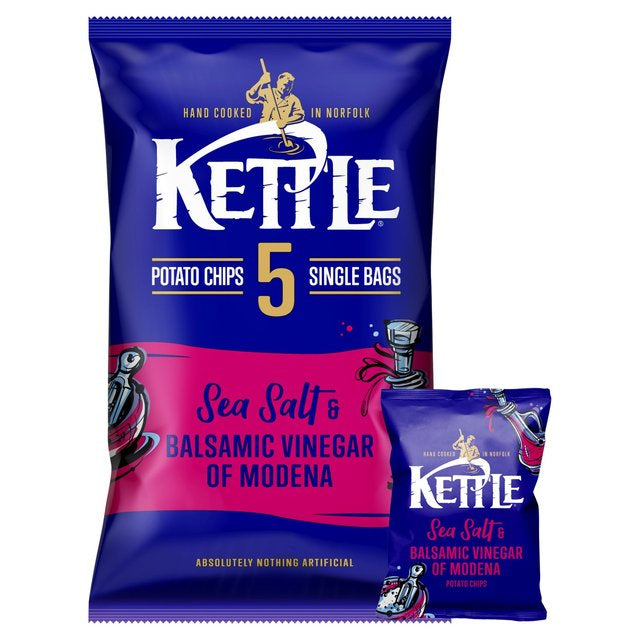 Kettle Chips Salt & Balsamic Vinegar 30g X 5 per pack
