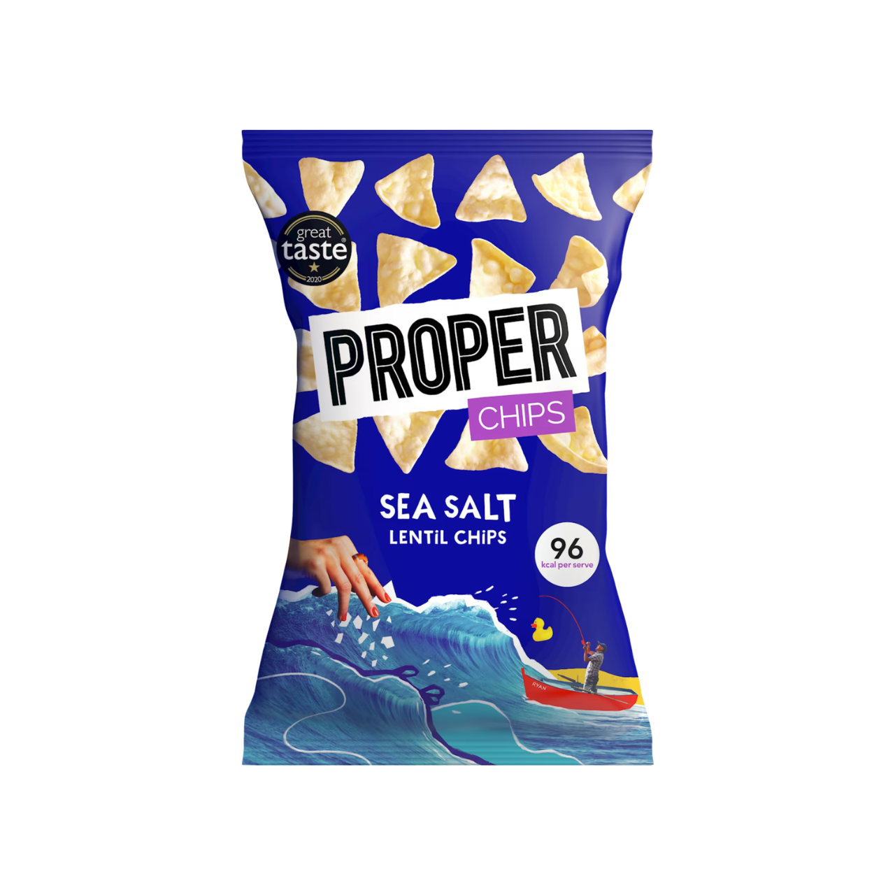 Proper Chips - Sea Salt Lentil Chips 85g