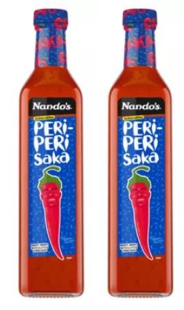 Nando's Limited Edition Peri-Peri Saka Sauce 500g - pack of 2