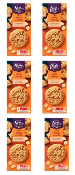 Sainsbury's Stem Ginger Cookies, Taste the Difference 200g - pack of 6