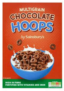 Sainsbury's Chocolate Hooplas 375g