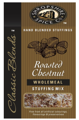 SHROPSHIRE SPICE CO. Roasted Chestnut Wholemeal Stuffing Mix 150g